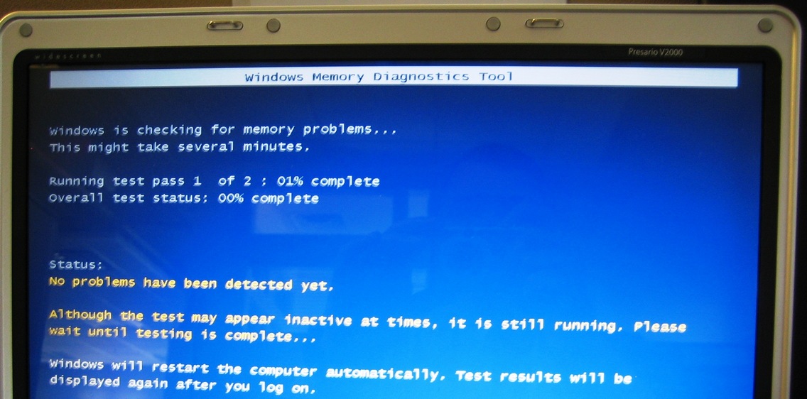 jak uruchomić diagnostykę pamięci w systemie Windows Vista