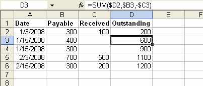 how do i calculate a conditional running total in excel techrepublic sample personal balance sheet profit loss and format