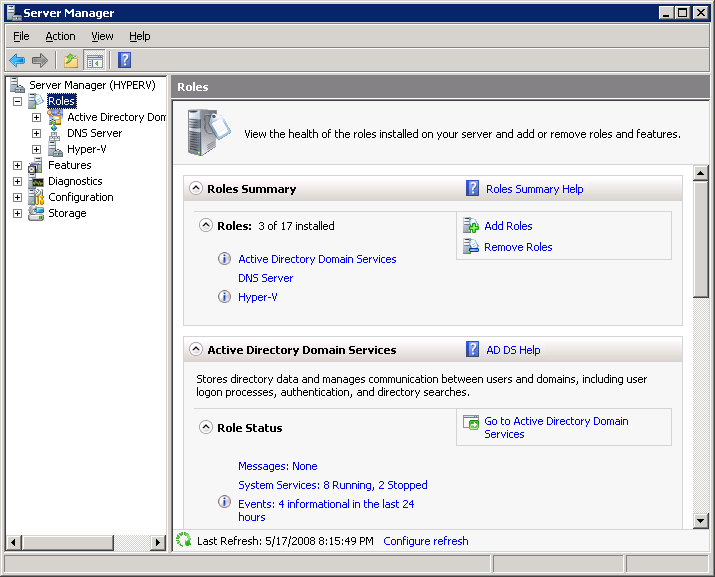 отобразить общие ресурсы здесь в Windows 2008 r2
