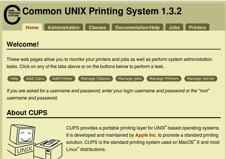 Cups libs. Unix сервер. Cups Linux. Common Unix Printing System. Cups web Интерфейс.