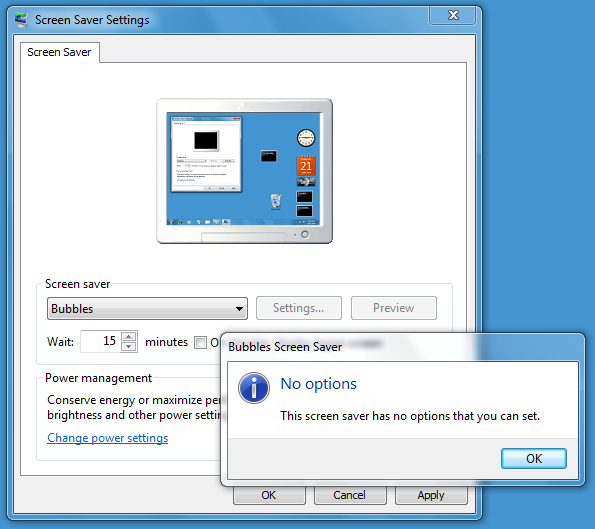 how to enable screensaver windows 7