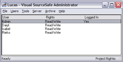 visual sourcesafe access denied