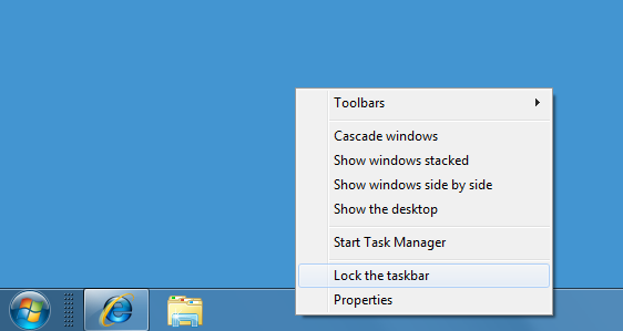 Restore the Quick Launch toolbar in Windows 7