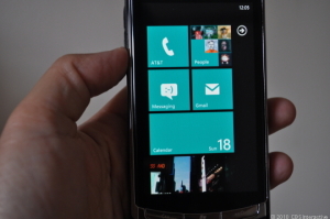Windows Phone 7 homescreen
