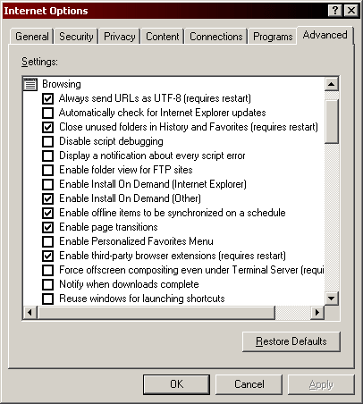 miscrosoft script debugger