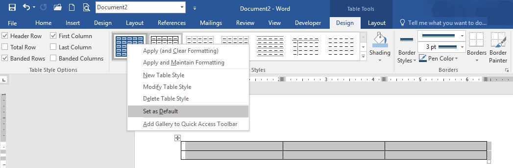 Office Q A How To Save Time Formatting Word Tables Techrepublic