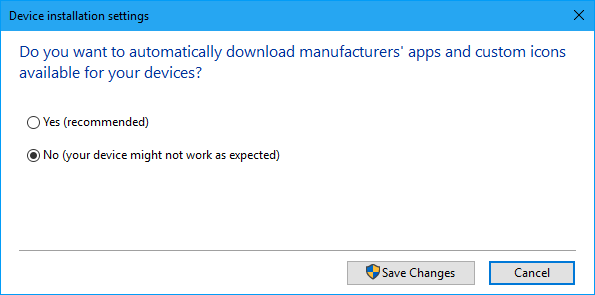How To Disable Automatic Device Driver Updates In Windows 10 Techrepublic