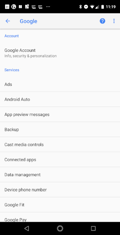 The new Android Google Account settings app gives you everything you ...