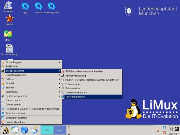 LiMux screenshot