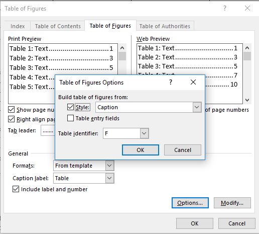 Two Ways To Generate A List Of Tables In A Word Document Techrepublic