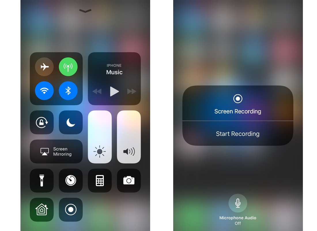 Iphone And Ipad Screens With Ios 11, How To Turn Off Screen Recording And Mirroring On Ipad
