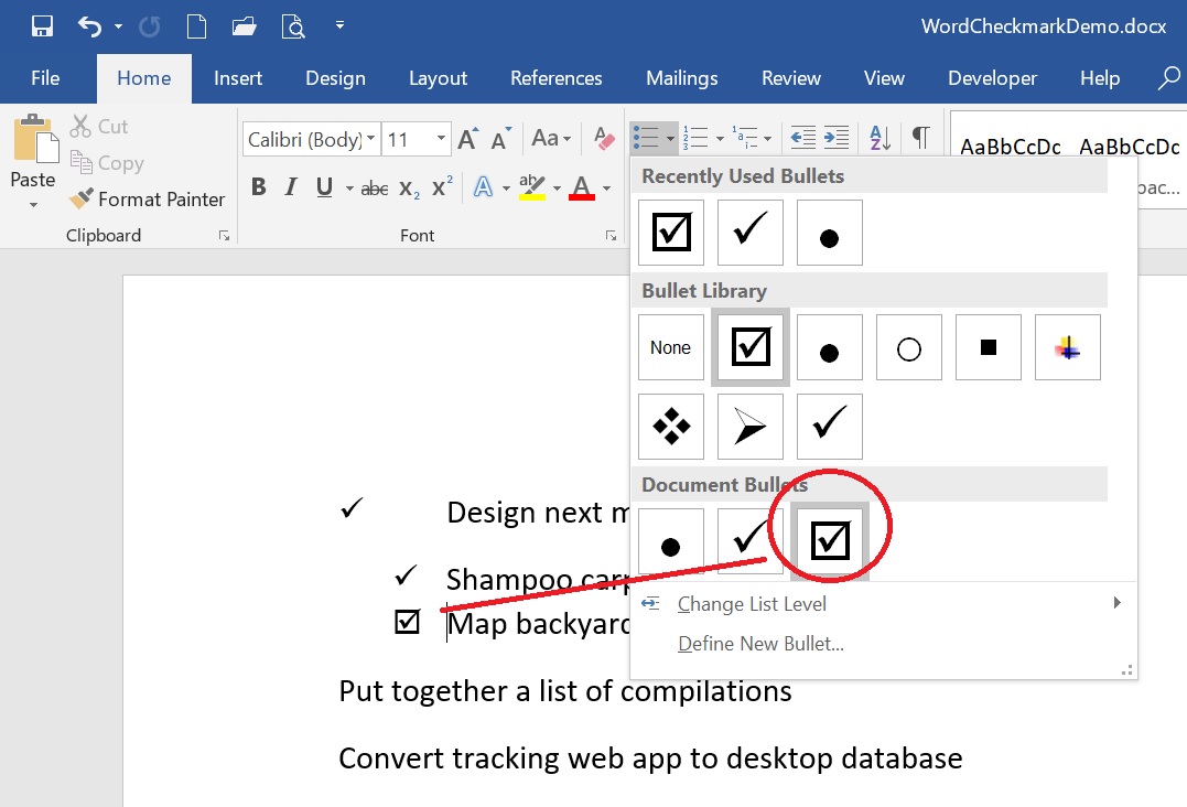 25 ways to insert a checkmark into Office documents - TechRepublic