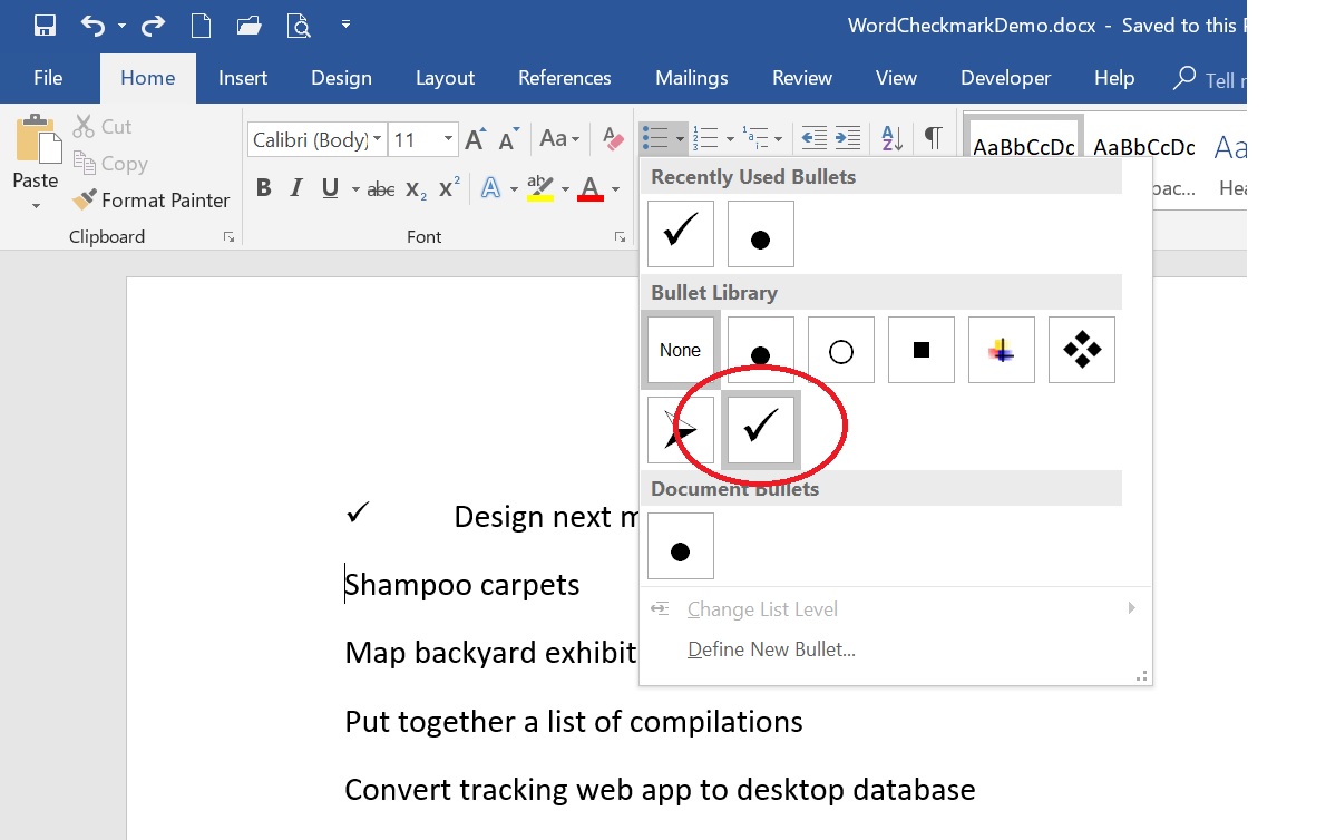 25 ways to insert a checkmark into Office documents - TechRepublic