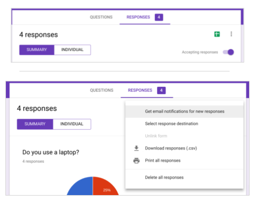 how to collect data with google forms