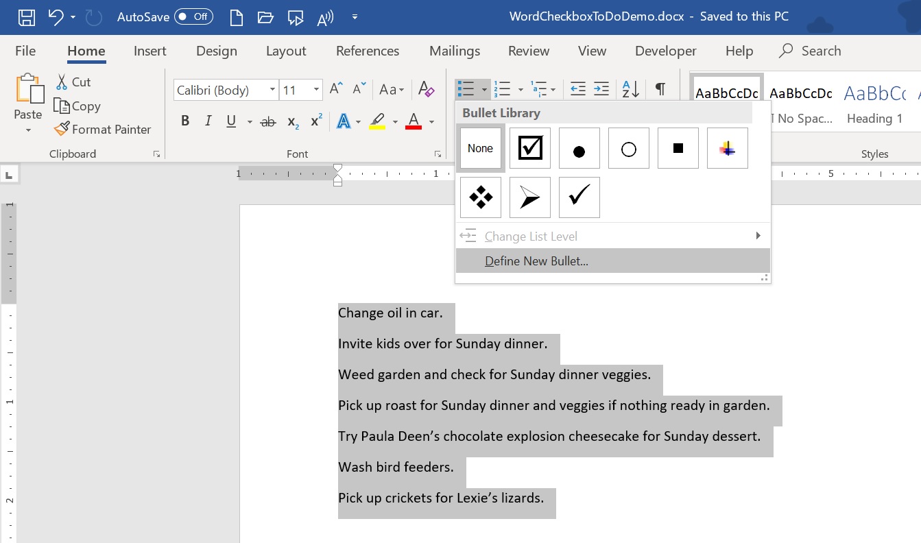 Two ways to add checkbox controls to a Word document - TechRepublic