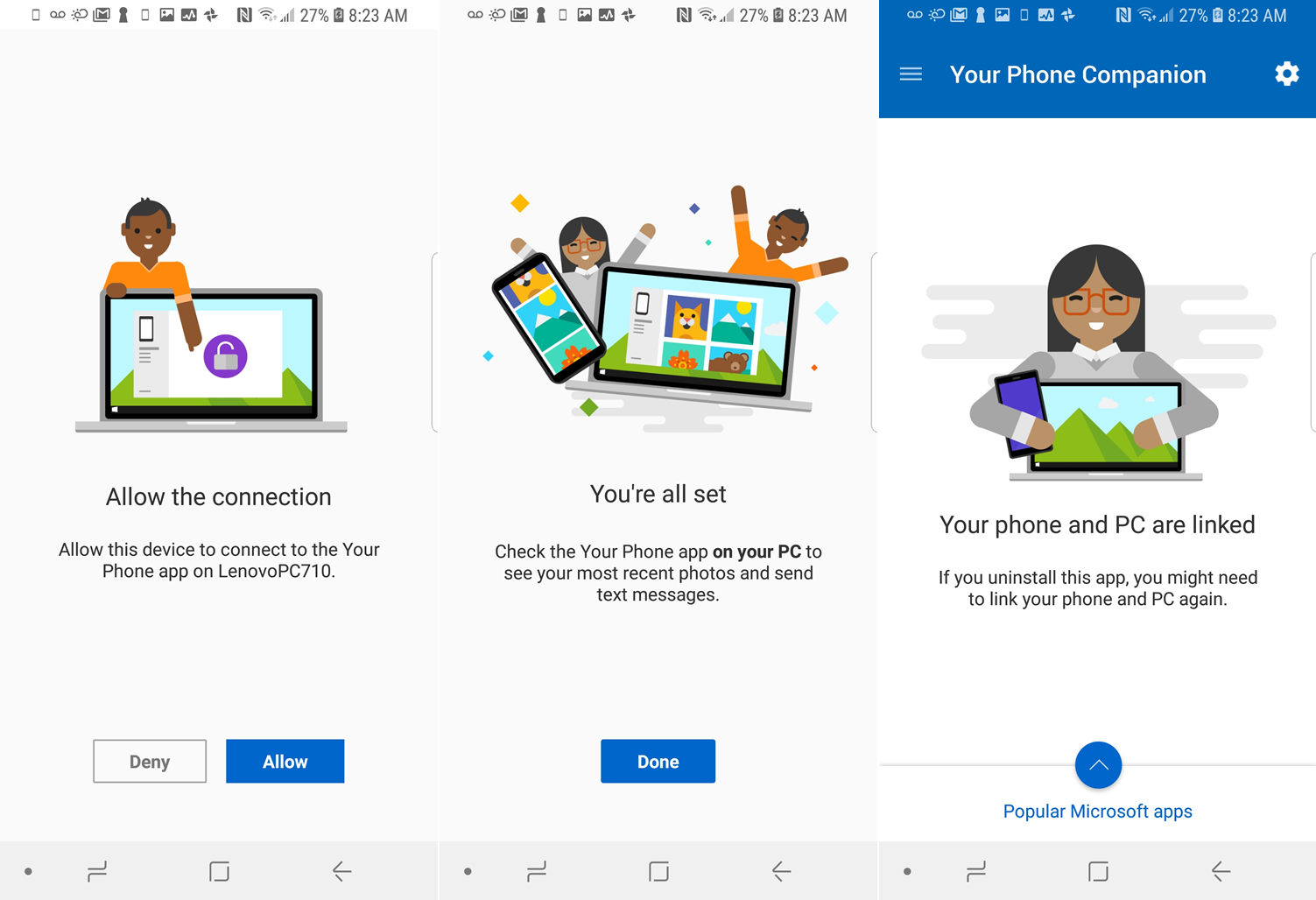 How To Access Your Android Phone S Texts And Photos In Windows 10 Techrepublic