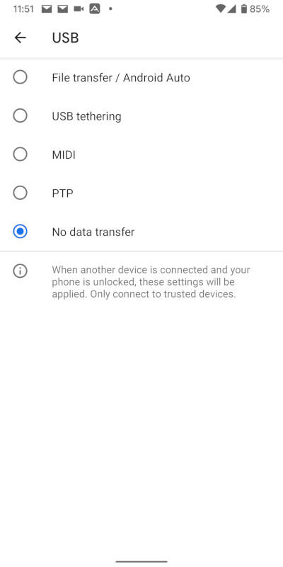 How To Set The Default Usb Behavior In Android 10 Techrepublic