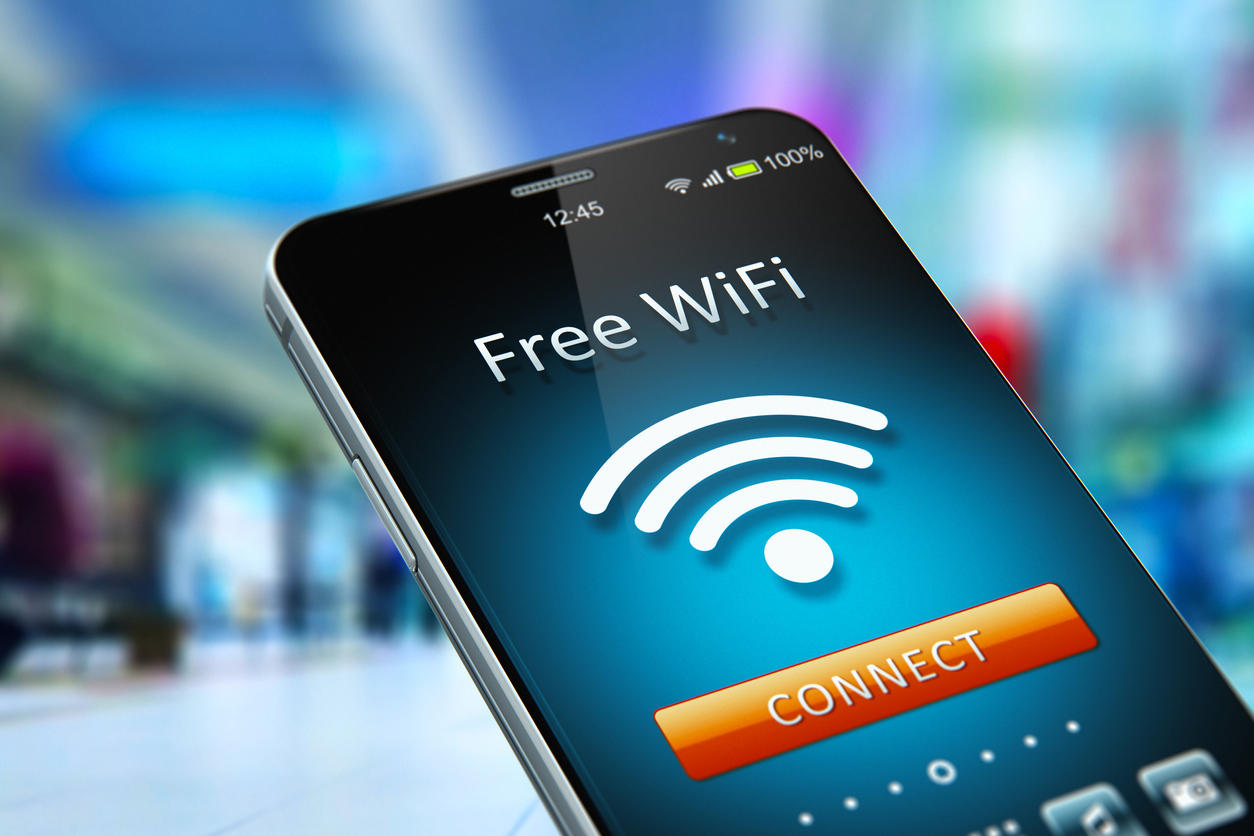 Free WiFi network on smartphone
