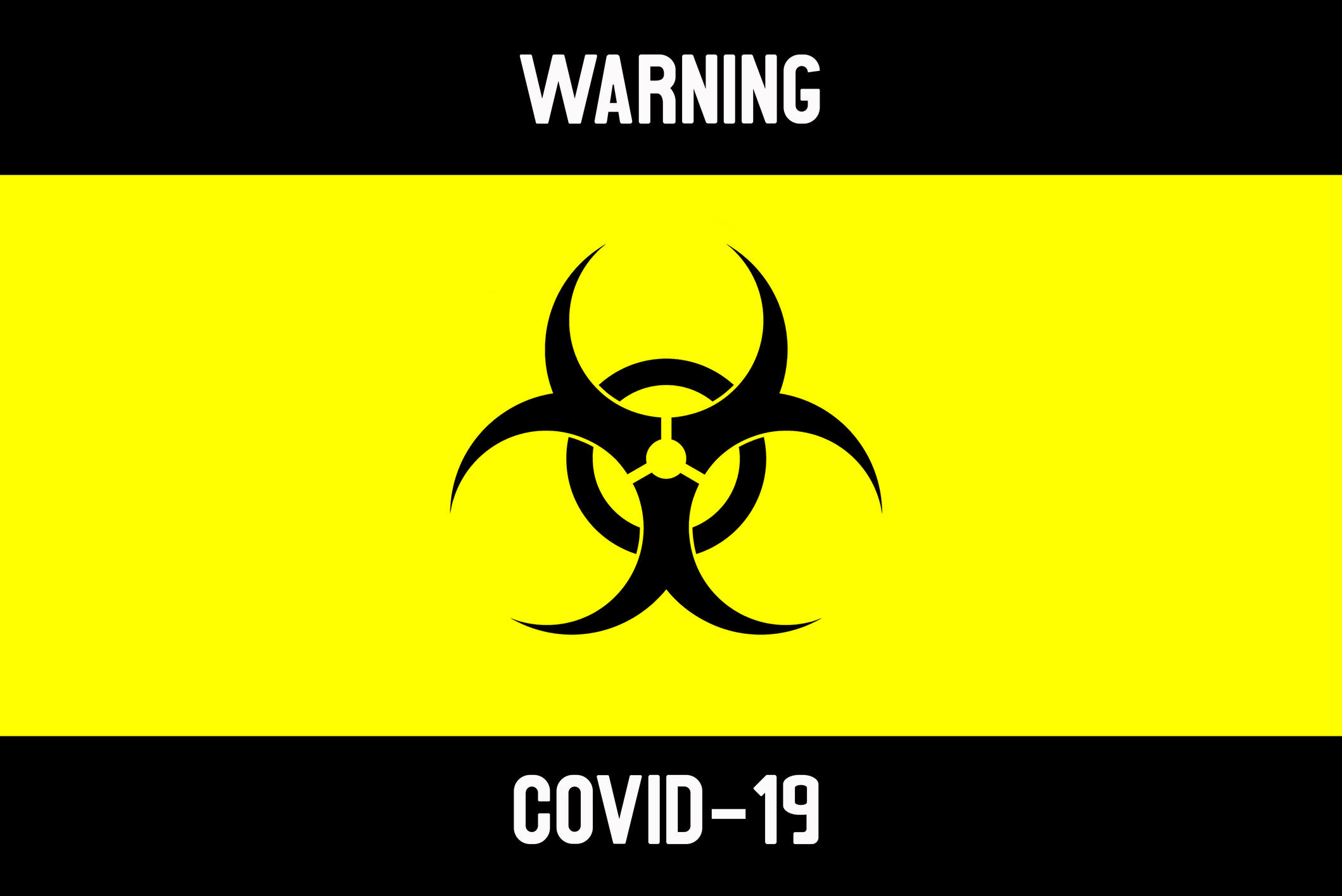 CORONAVIRUS WARNING SIGN