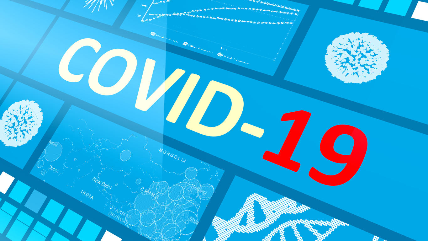 Coronavirus COVID-19 digital concept