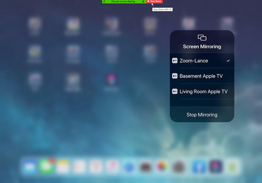 Ipad Screen During A Zoom Meeting, Can You Mirror Zoom From Ipad To Apple Tv