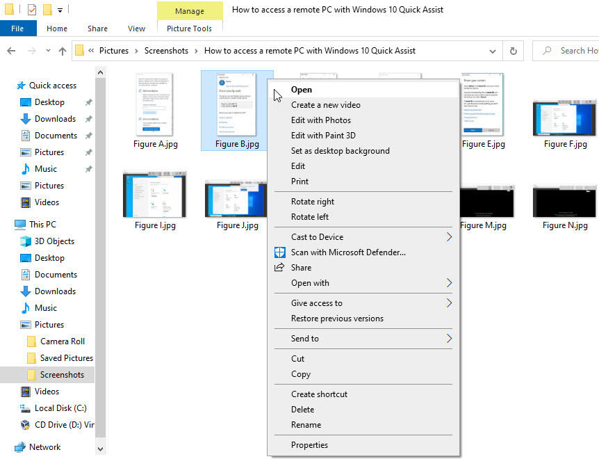 How To Preview Images In Windows 10 File Explorer Techrepublic