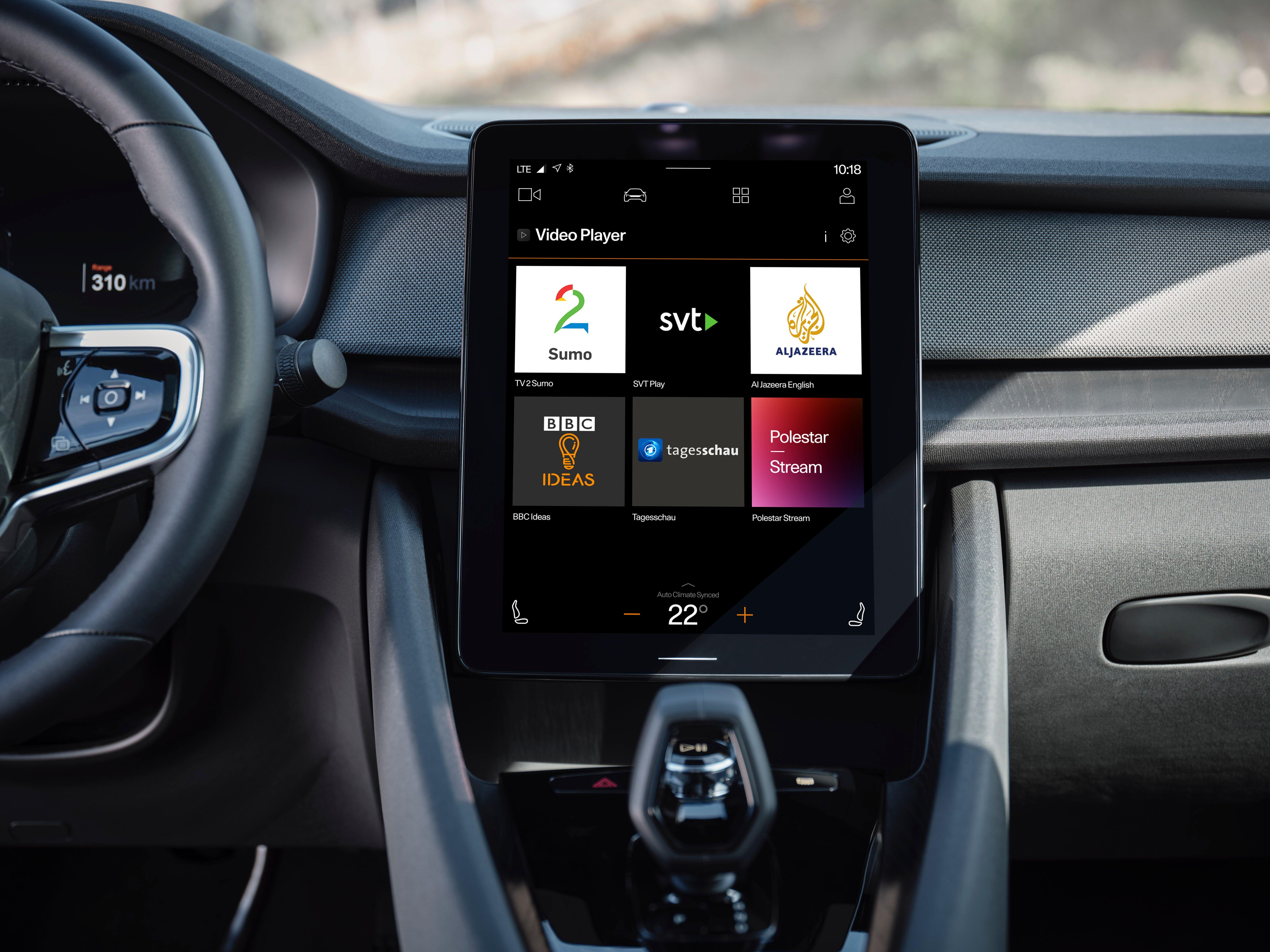 Polestar 2 In-Car Streaming App