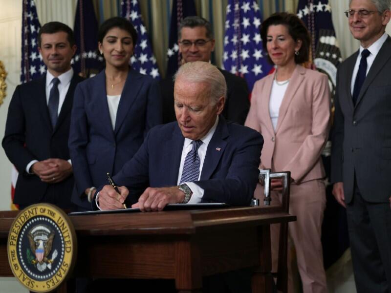 President Joe Biden signs executive order