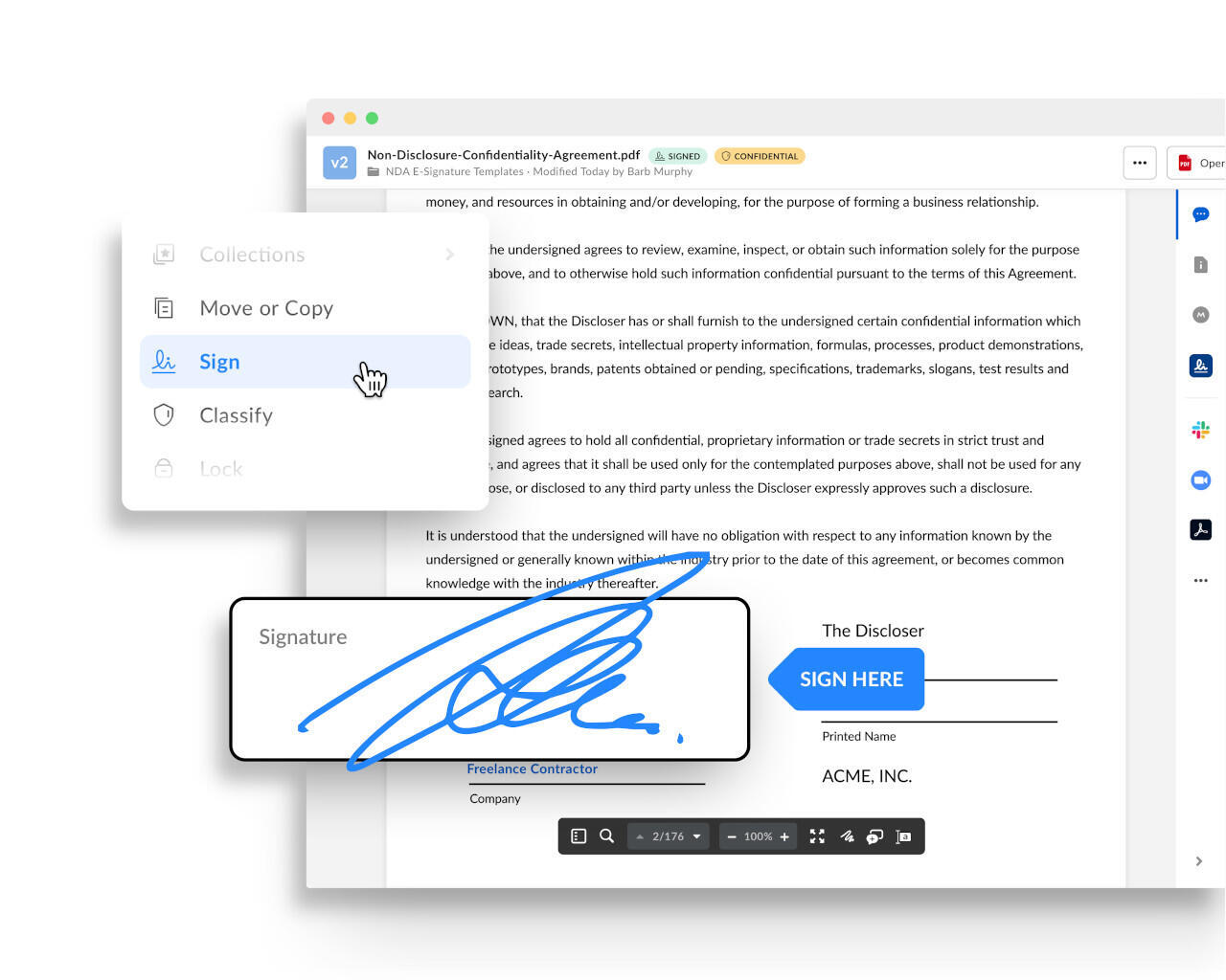 Box Sign brings integrated e-signatures to the Box platform
