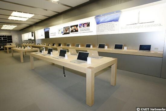 Inside Apple store