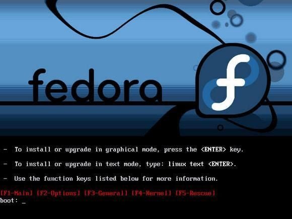 Fedora Core 5 installation walkthrough