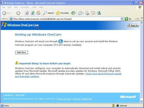 Windows OneCare (1 of 29)
