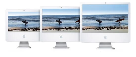 iMac in three sizes