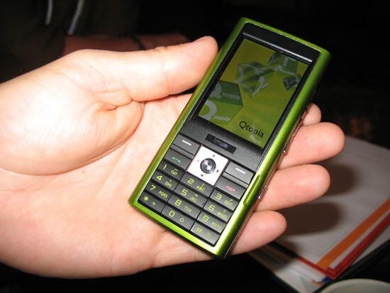 Greenphone in hand