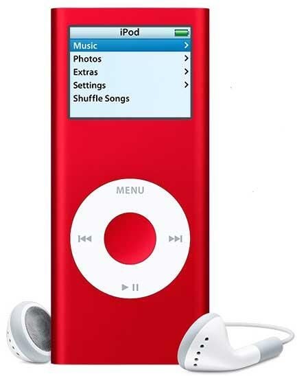 iPod in red