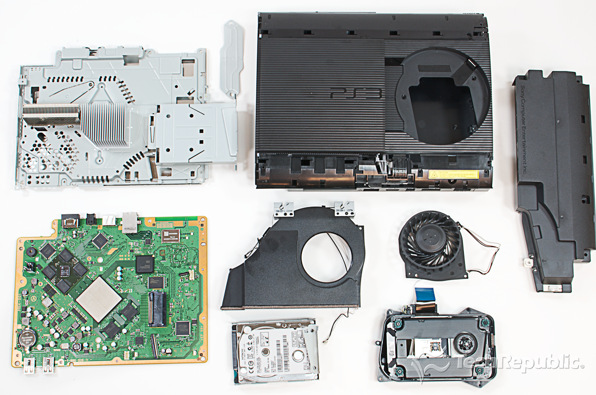 Contract Transformator Toevlucht PS3 Super Slim teardown reveals hardware changes, but no real upgrades |  TechRepublic
