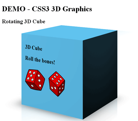 How to use CSS3 to create a rotating 3D cube | TechRepublic