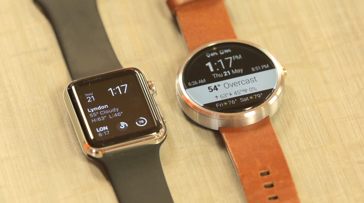 apple watch vs. android wear