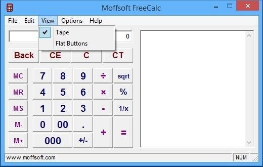 Moffsoft FreeCalc