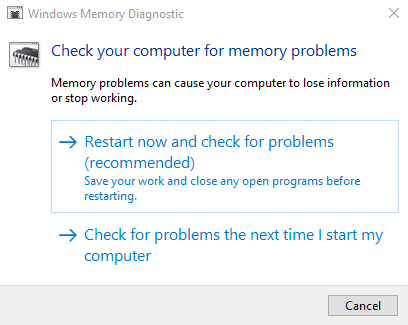 Cara Mengatasi Laptop Blue Screen Windows 10 : Diagnosa RAM