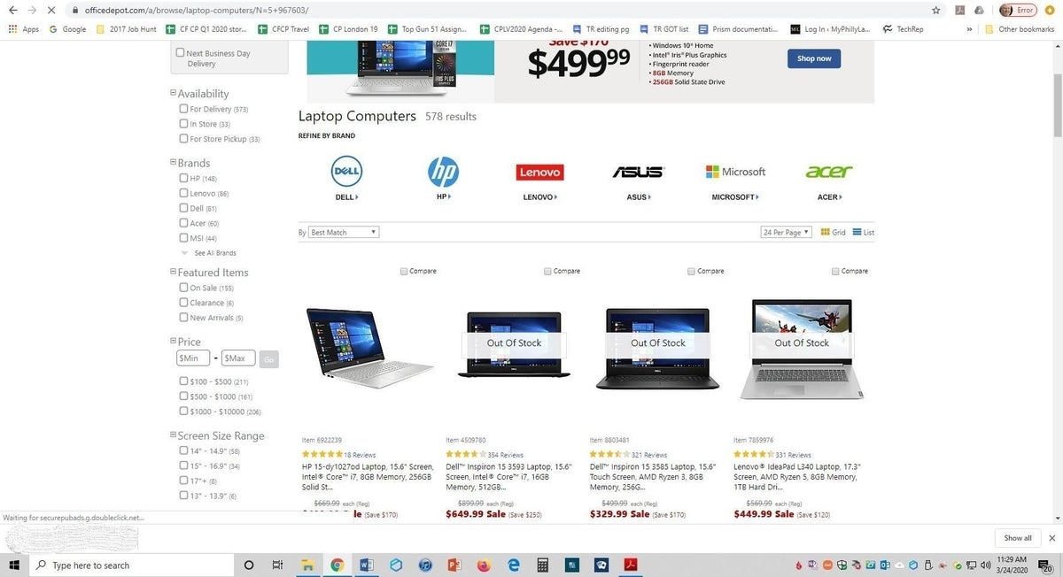 Laptops are becoming harder to find in stores and online due to the  coronavirus | TechRepublic