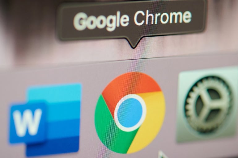 Start google chrome application on computer