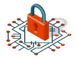 Isometric web security technology digital internet cyber protection 3d icon vector illustration