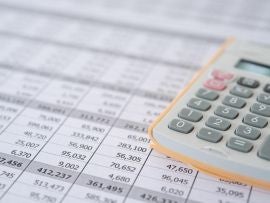 spreadsheet and calculator