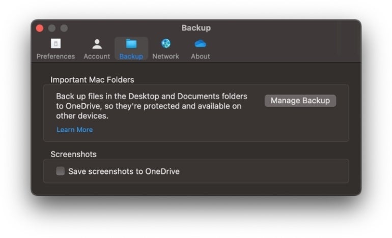 Storing screenshots taken on your Mac to OneDrive automatically can free up space and allow you to collaborate with screenshots easier. 