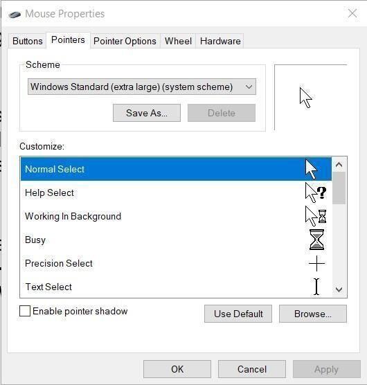 How to add a customized mouse cursor theme to Windows 10 | TechRepublic