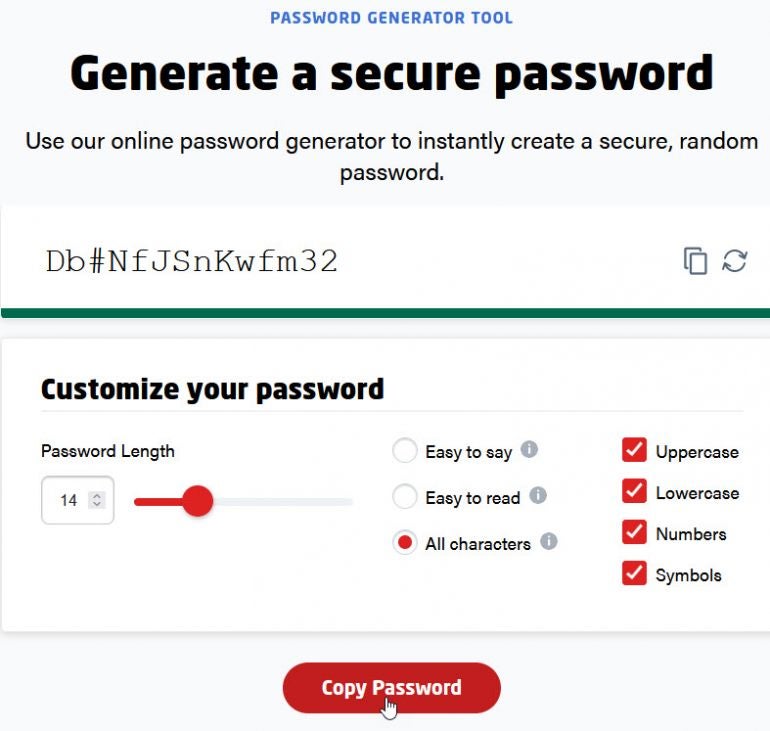 How secure passwords for your accounts | TechRepublic