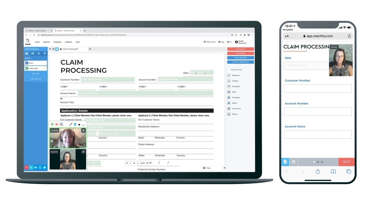 Reach software combines video chat and document collaboration