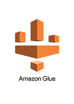AWS Glue logo.