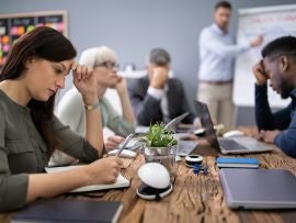 people unhappy at work frustrated